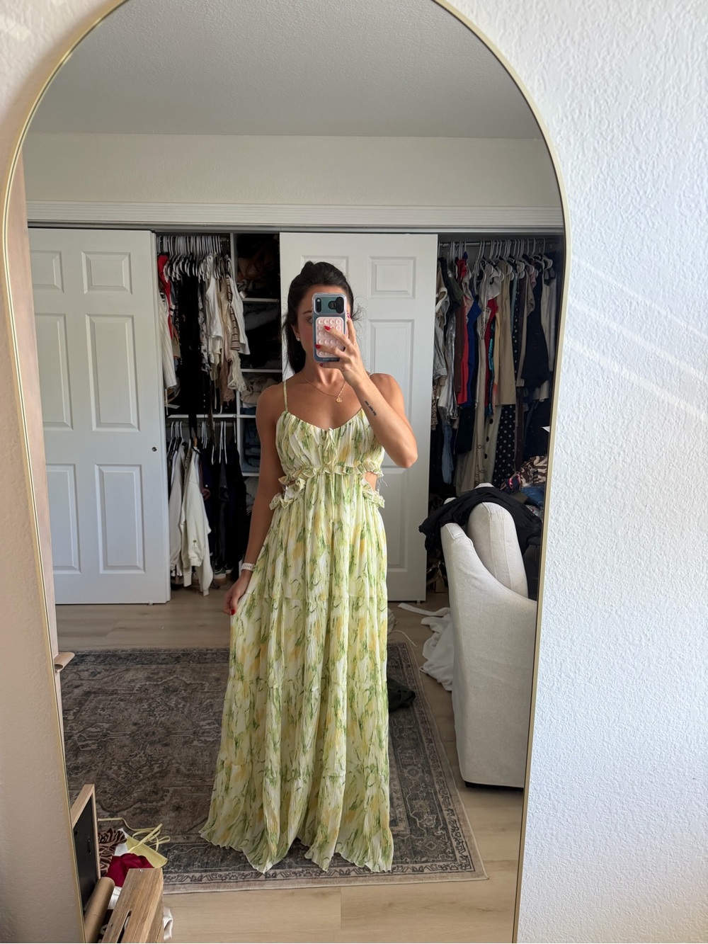 Elegant Floral Maxi Dress for Women